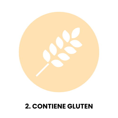 Icono de gluten Contiene gluten